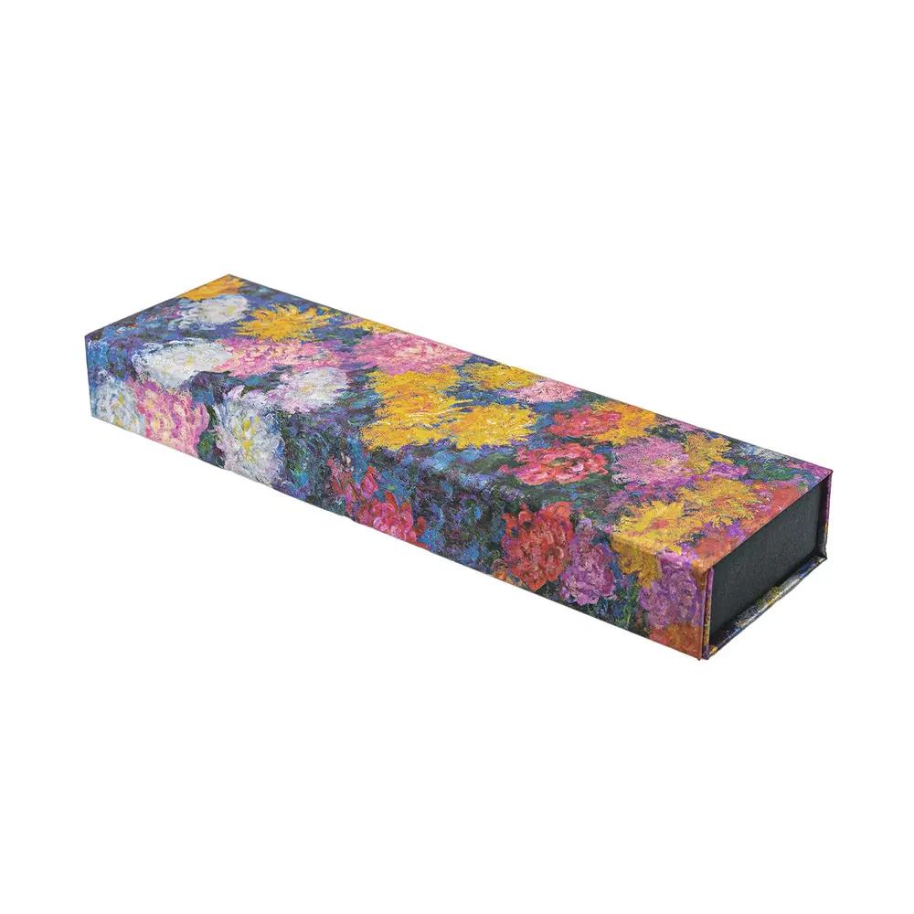 Pencil Case, Art & School, Paperblanks, Pencil Box, Monet's Chrysanthemums, 832303